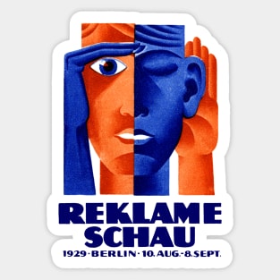 1929 Advertising Exposition Sticker